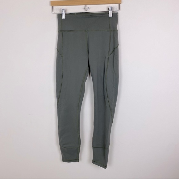 Lululemon In Movement 7/8 Tight Everlux 25" Sage - Picture 2 of 7